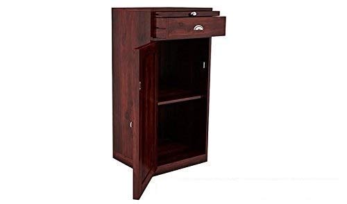 Solid Sheesham Wood Altavista Mini Bar Cabinet (Teak & Mahogany Finsh)