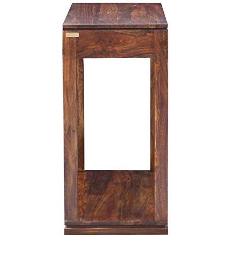 Solid Brown Finish Sheesham Wood Wall Side Console Table for Fascinating Home (113x40x80 cm)