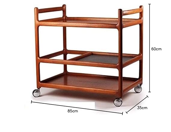 mp wood Modern Wooden Bar Trolly