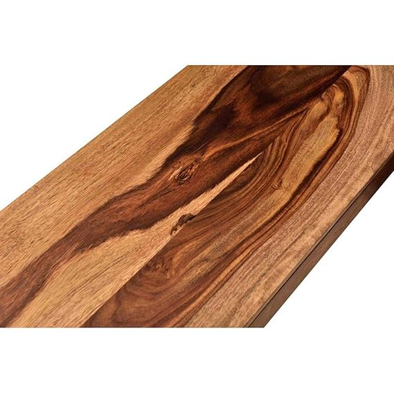 Solid Sheesham Wood Wall Side Entrance Natural Finish Console Table for Graceful Living Room Entrance Console Table with Drawers (45x88x75 cm)